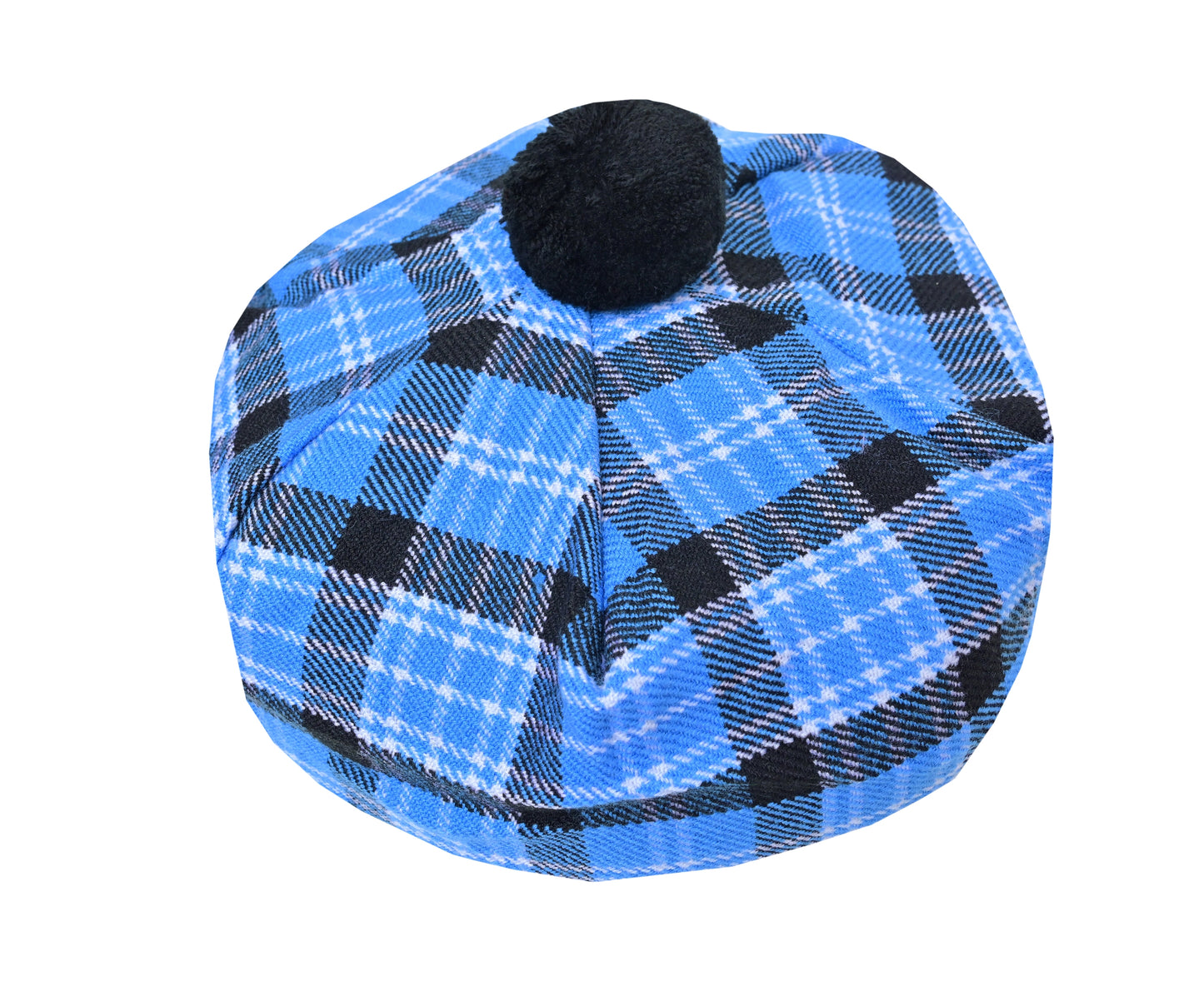 Scottish Tartan Tam O' Shanter Hat Tammy Bonnet Beret Balmoral Hat | Acrylic Wool Tartan Tammie in Various Tartans