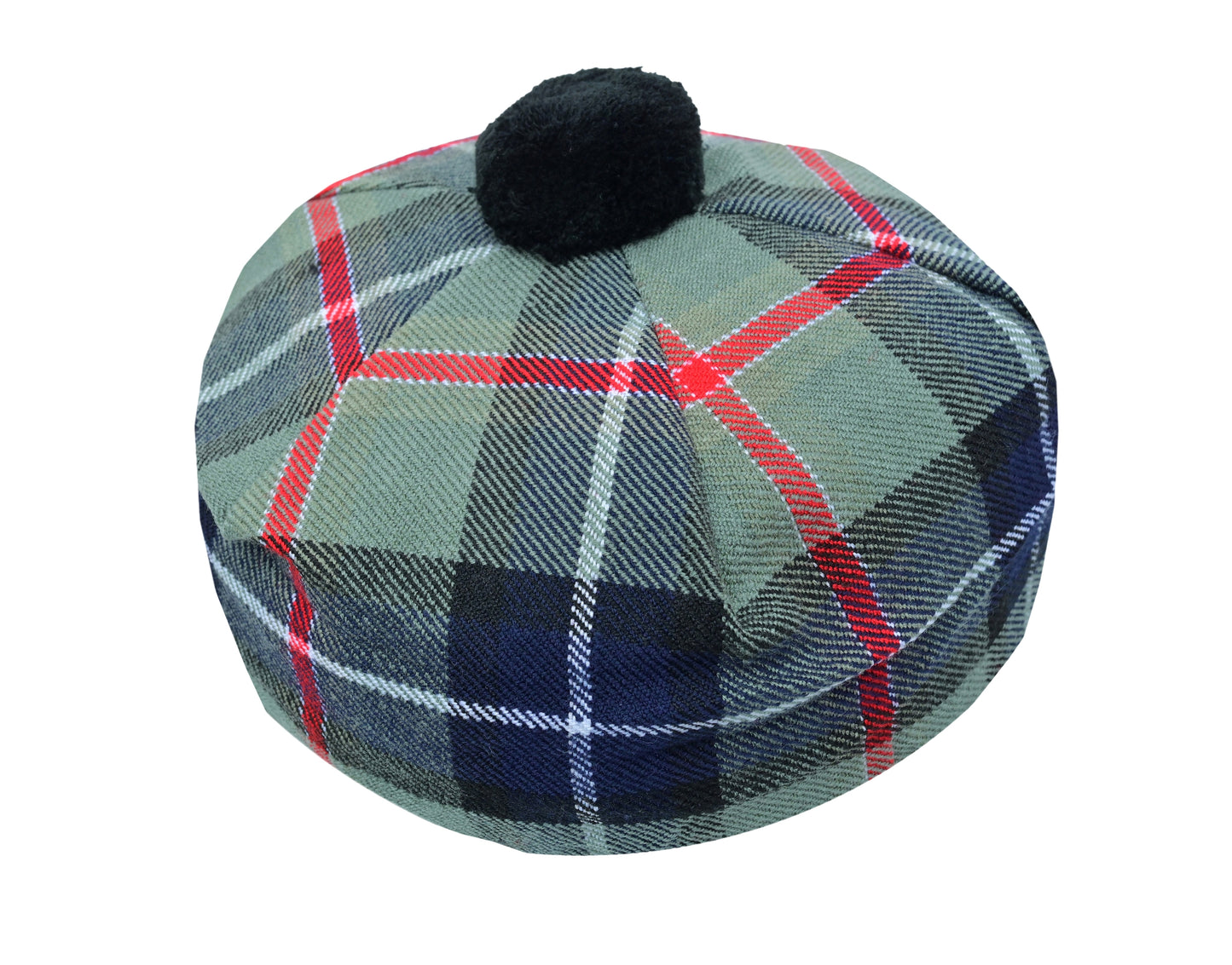 Scottish Tartan Tam O' Shanter Hat Tammy Bonnet Beret Balmoral Hat | Acrylic Wool Tartan Tammie in Various Tartans