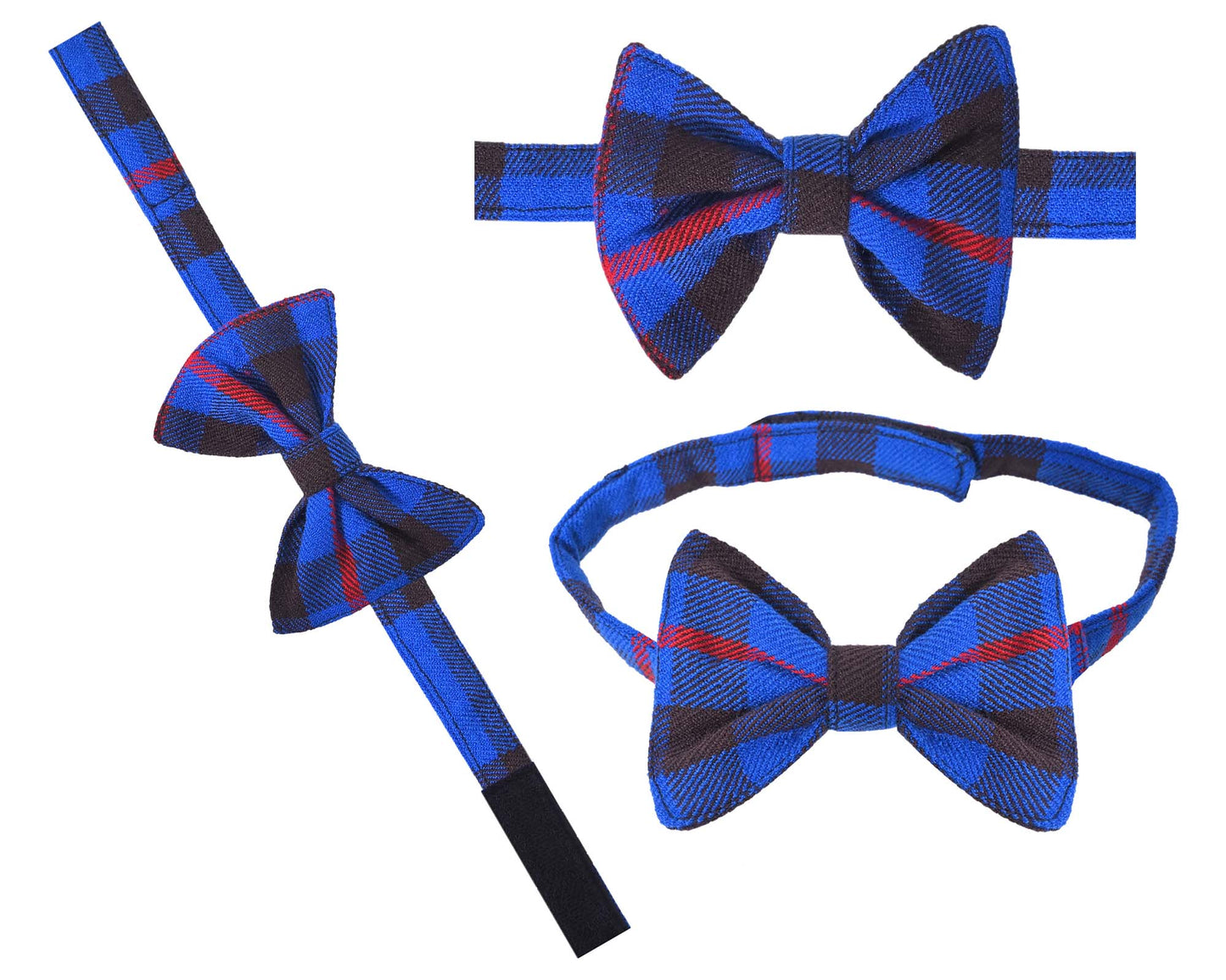 Men's Scottish Tartan Pre-Tied Bow Ties / Acrylic Wool Tartan Bow Tie