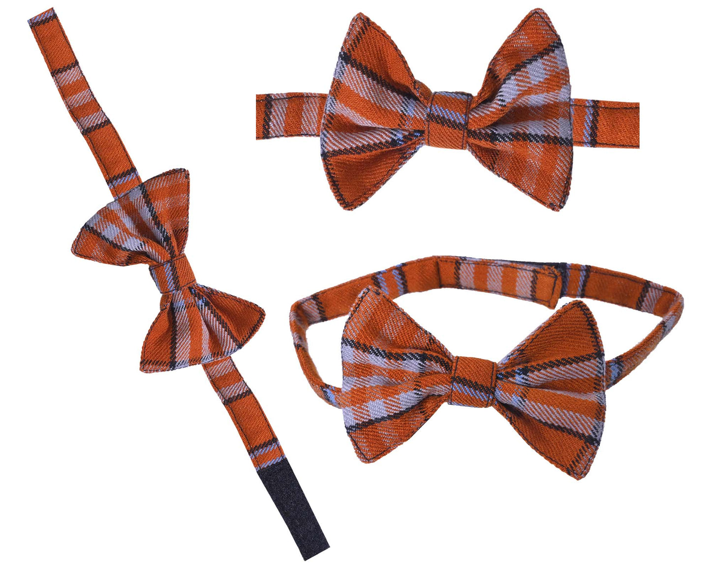 Men's Scottish Tartan Pre-Tied Bow Ties / Acrylic Wool Tartan Bow Tie