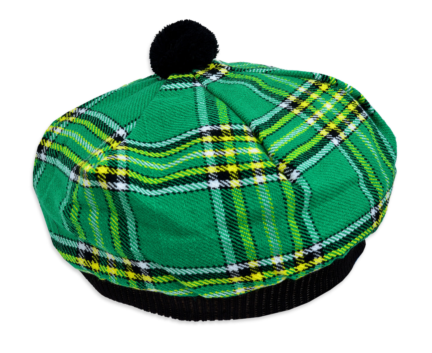 Scottish Tartan Tam O' Shanter Hat Tammy Bonnet Beret Balmoral Hat | Acrylic Wool Tartan Tammie in Various Tartans