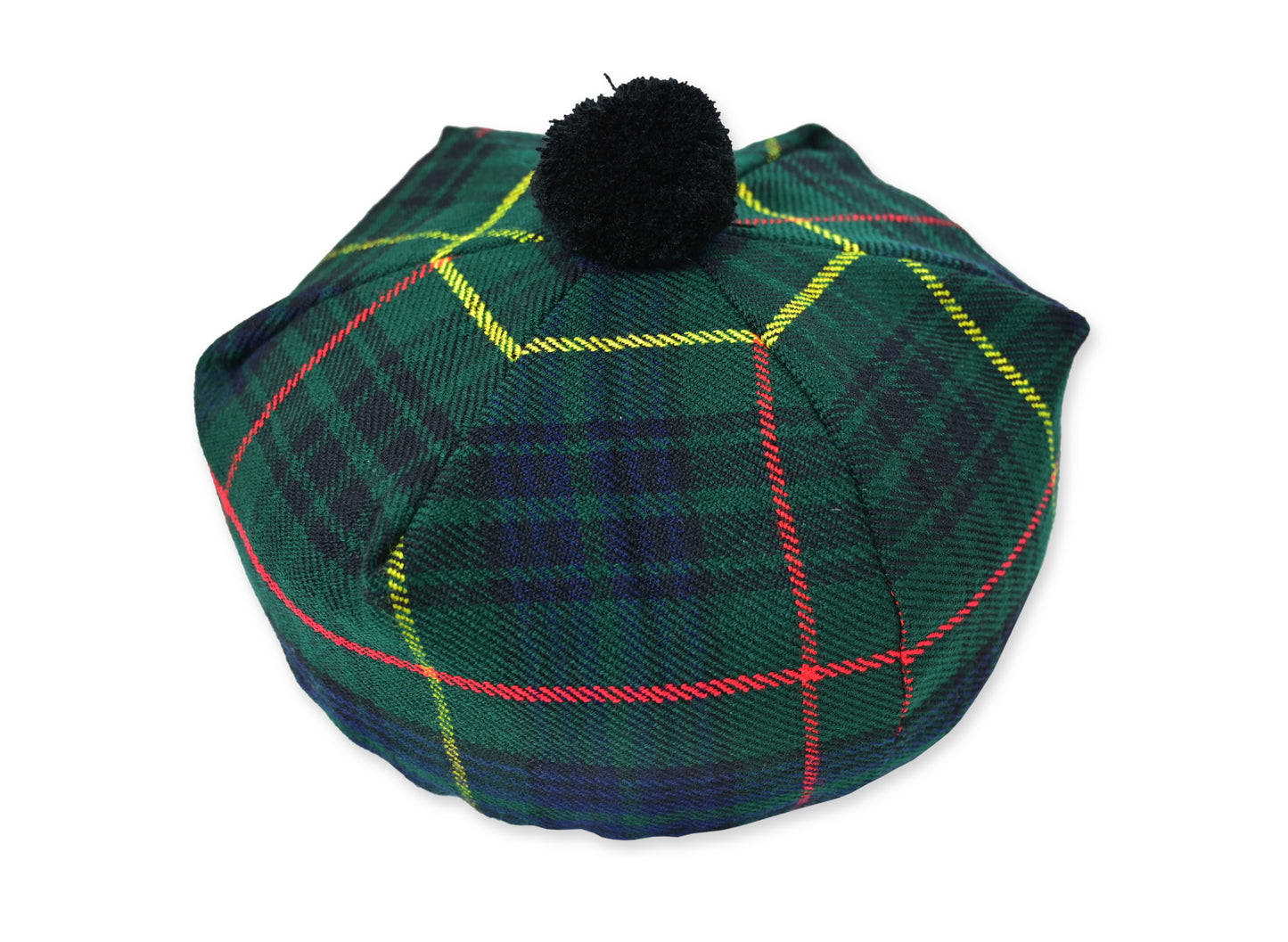 Scottish Tartan Tam O' Shanter Hat Tammy Bonnet Beret Balmoral Hat | Acrylic Wool Tartan Tammie in Various Tartans