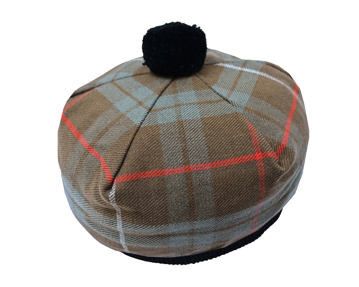 Scottish Tartan Tam O' Shanter Hat Tammy Bonnet Beret Balmoral Hat | Acrylic Wool Tartan Tammie in Various Tartans