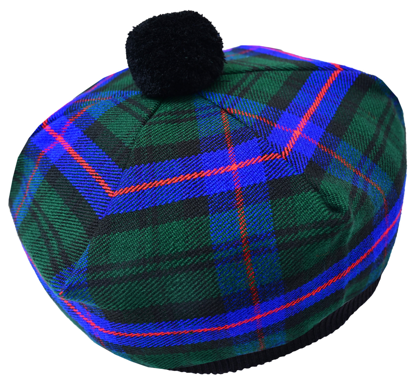 Scottish Tartan Tam O' Shanter Hat Tammy Bonnet Beret Balmoral Hat | Acrylic Wool Tartan Tammie in Various Tartans