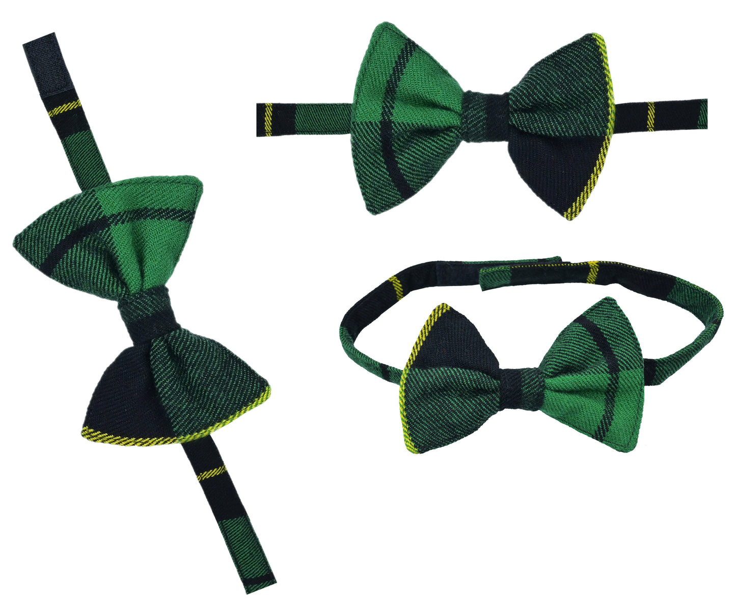 Men's Scottish Tartan Pre-Tied Bow Ties / Acrylic Wool Tartan Bow Tie