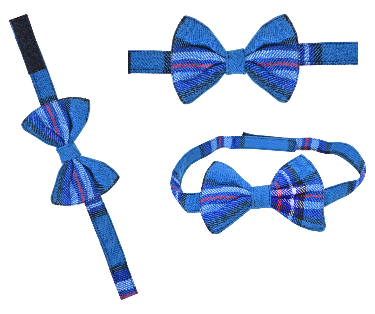 Men's Scottish Tartan Pre-Tied Bow Ties / Acrylic Wool Tartan Bow Tie
