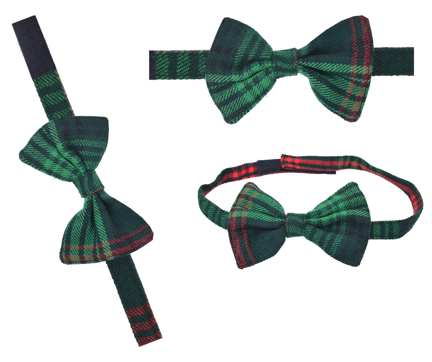 Men's Scottish Tartan Pre-Tied Bow Ties / Acrylic Wool Tartan Bow Tie